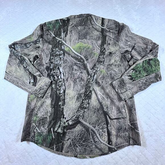 Magellan Outdoors Men's Lightweight Ripstop Button Down Long Sleeve Shirt Sz Md - Picture 5 of 6